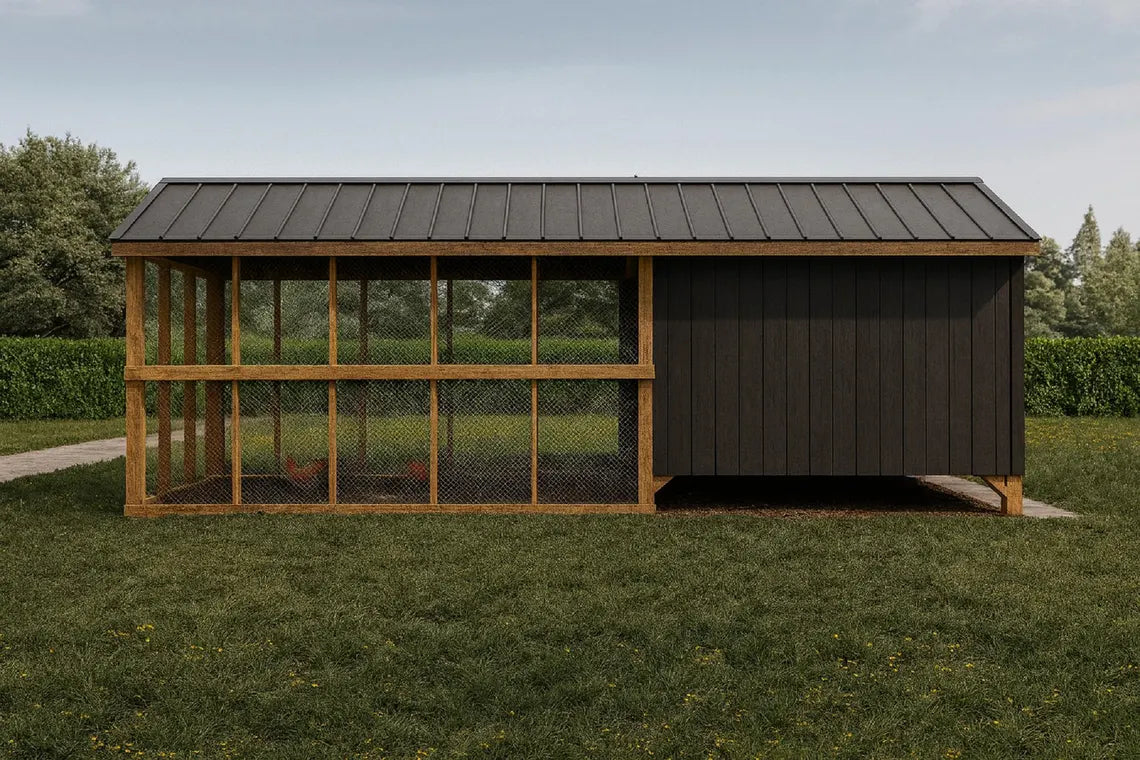 Chicken Coop Plans | 8x8 Walk-In Design + 8x16 Run | DIY Backyard PDF
