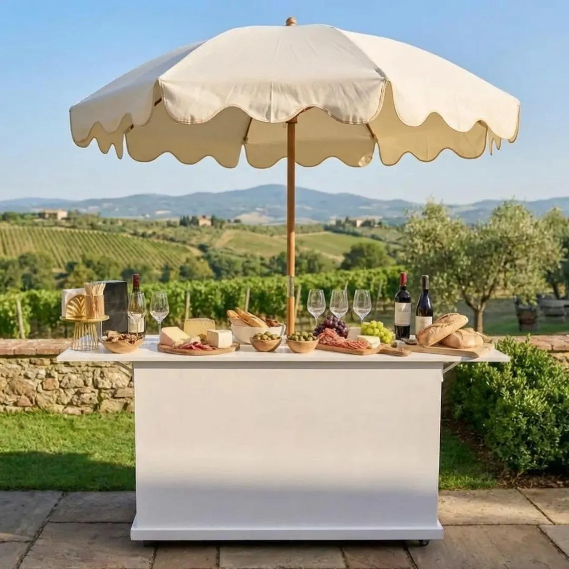 DIY Collapsible Charcuterie Cart Plans: Mobile Bar Cart (PDF)