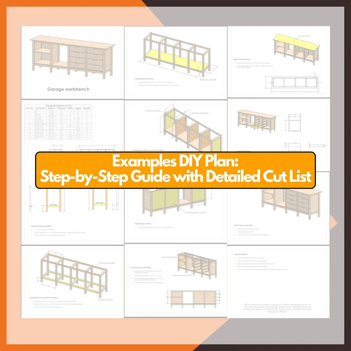 DIY Large Chicken Coop Plans with Run | 15-20 Chicken Coop Blueprints | 8x24 Wood Hen House & Turkey Coop